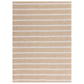 Tapis moderne en jute et coton STRIPPY
