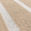 Tapis moderne en jute et coton strippy