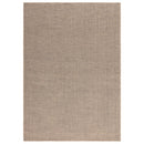 Tapis moderne en jute et coton tissy