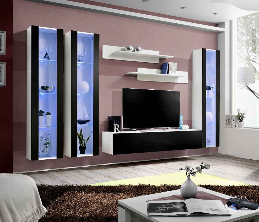 Grande armoire de douche riho andora en bois stratifié 50x35x1374 cm - Clicktofournisseur.com