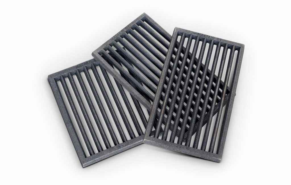Grille de foyer en acier 52x42x15 cm - Clicktofournisseur.com