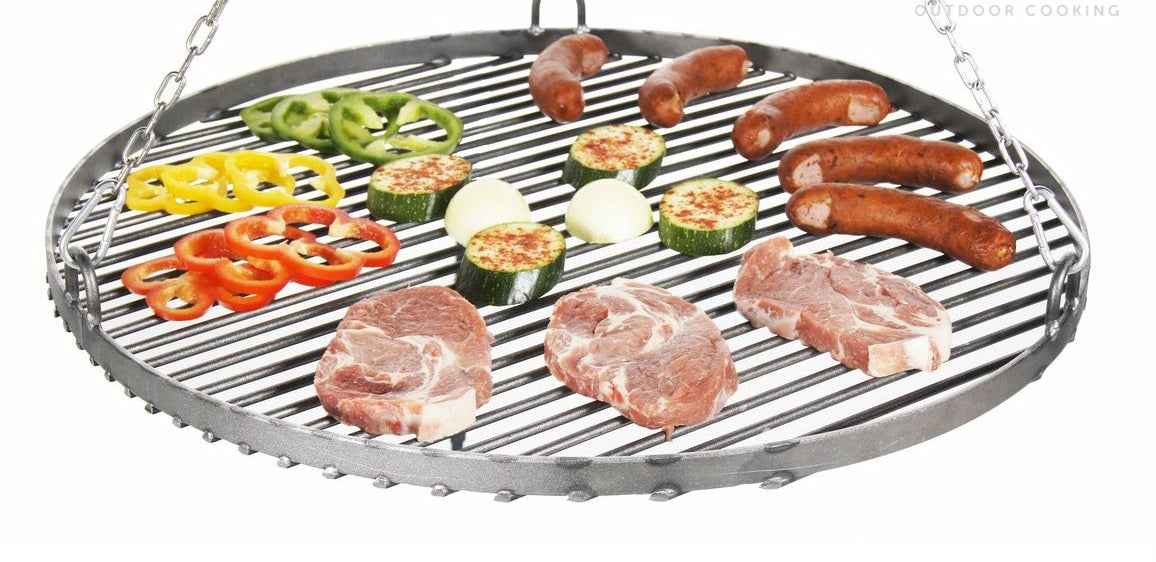 Grille en acier noir ø 80 cm - Clicktofournisseur.com