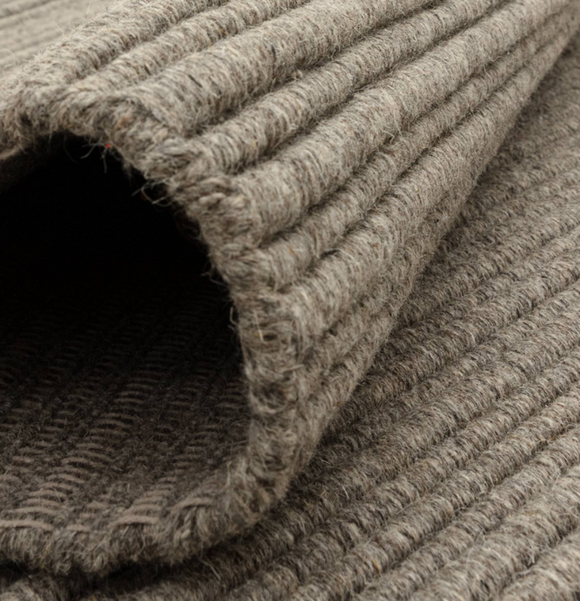 Tapis de salon en laine tissé plat TORRENTO