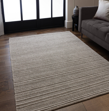 Tapis de salon en laine tissé plat TORRENTO