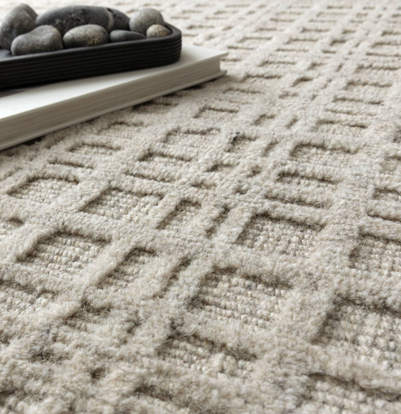 Tapis tissé main en jute HATCHY