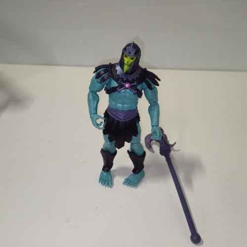 Retour client Ecost Masters of the Universe Masterverse Nouvelle figurine d'action Eternia Skeletor avec AC