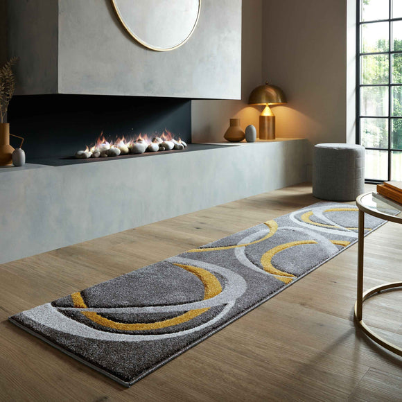 Tapis moderne tissé plat RING