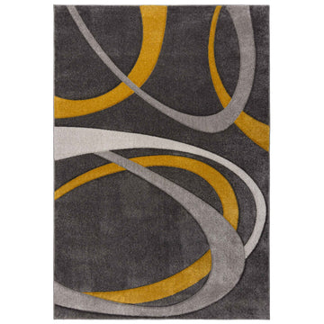 Tapis moderne tissé plat RING