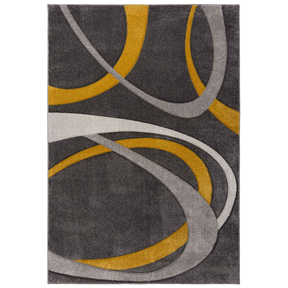 Tapis moderne tissé plat RING
