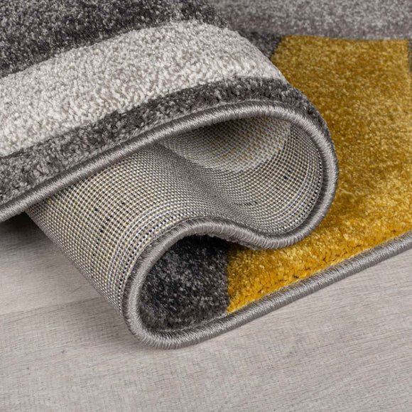 Tapis moderne tissé plat RING