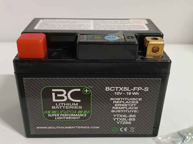 Ecost customer return BC Lithium Batteries BCTX5LFPS LiFePO4 Motorcycle Battery