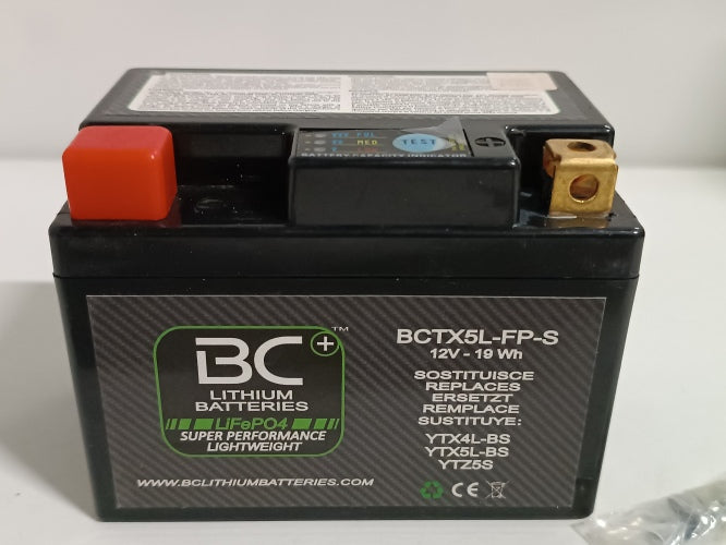 Ecost customer return BC Lithium Batteries BCTX5LFPS LiFePO4 Motorcycle Battery