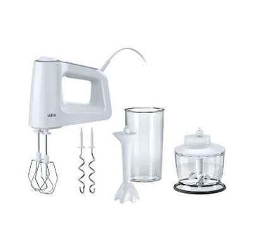Braun | MultiMix 3 Hand Mixer | HM 3135 WH | Hand Mixer | 500 W | Number of speeds 5 | Turbo mode | White