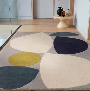 Tapis tufté main en laine HORIZON