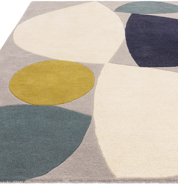 Tapis tufté main en laine HORIZON