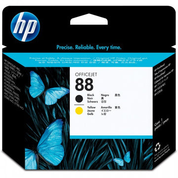 Hp 88 - noir jaune - tête d'impression - Clicktofournisseur.com
