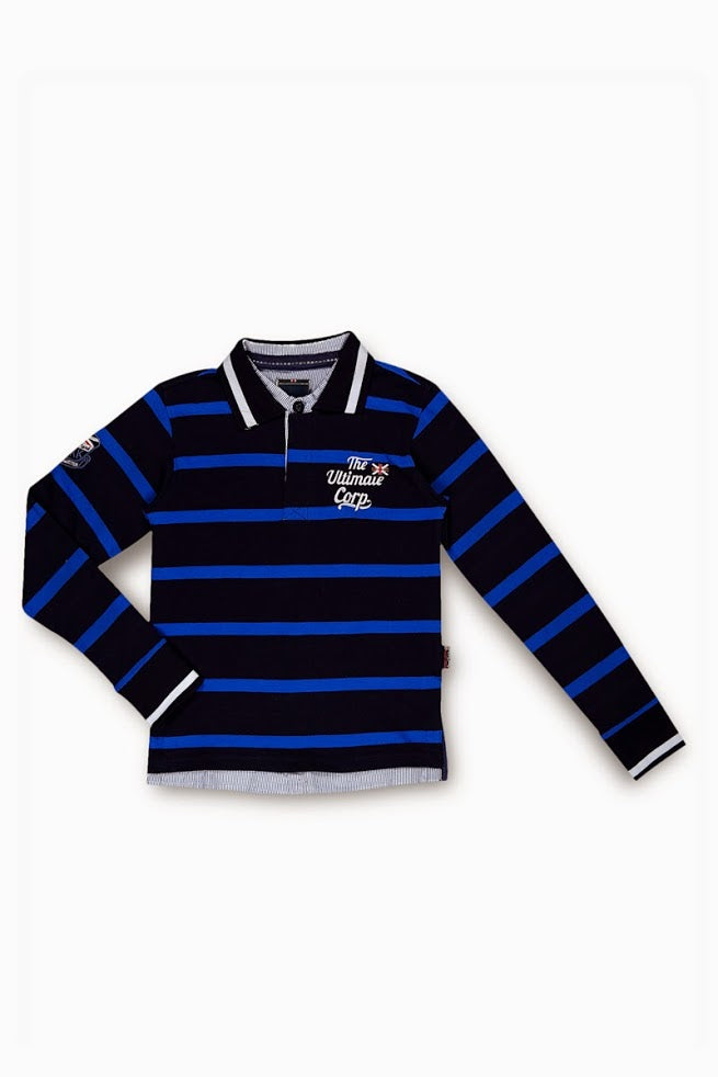 Harry kayn polo manches longues garçon ecalaor3-8 - Clicktofournisseur.com