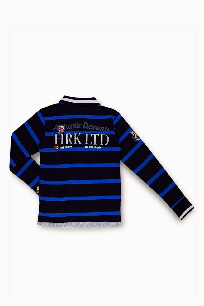 Harry kayn polo manches longues garçon ecalaor3-8 - Clicktofournisseur.com