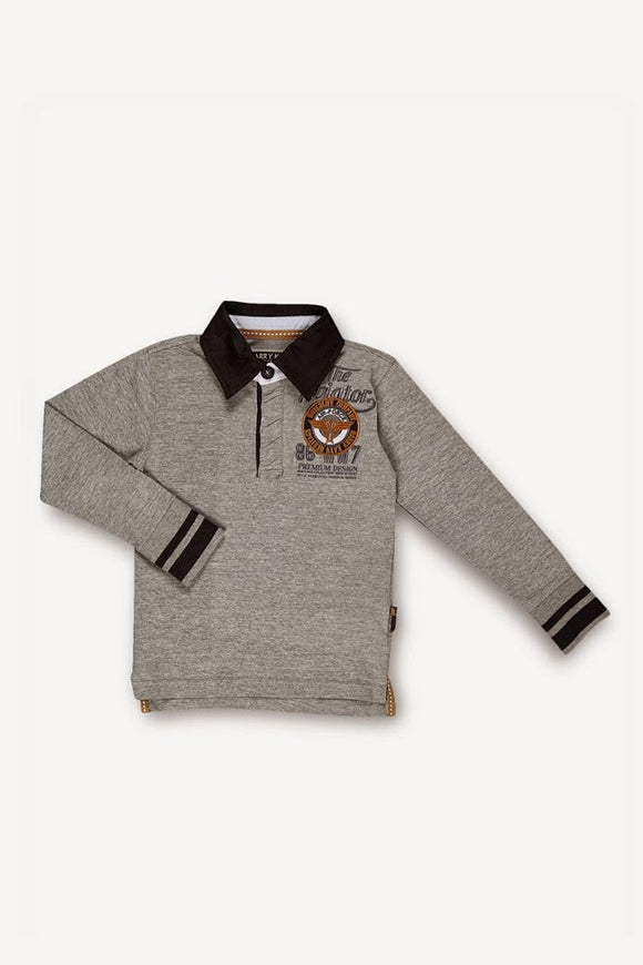 Harry kayn polo manches longues garçon - Clicktofournisseur.com