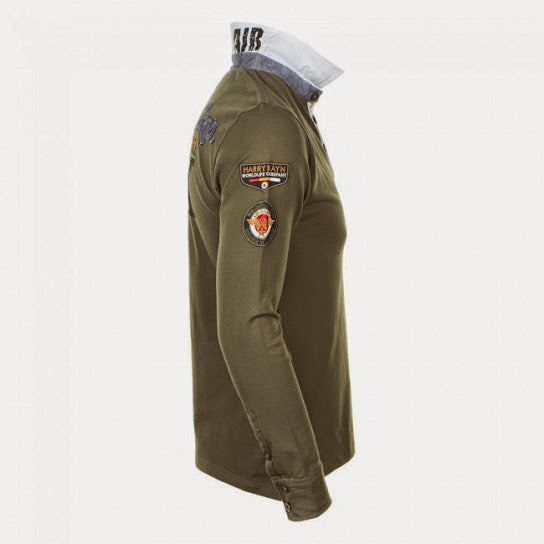 Harry kayn polo manches longues homme coridor - Clicktofournisseur.com