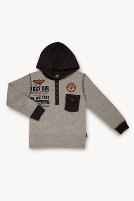 Harry Kayn T shirt manches longues garçon ECIBORG3-8 clicktofournisseur.com