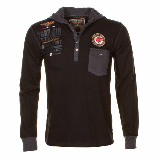 Harry kayn t shirt manches longues homme ciborg - Clicktofournisseur.com