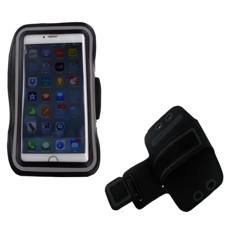 Housse etui brassard sport coloris noir pour apple iphone 6 plus - Clicktofournisseur.com