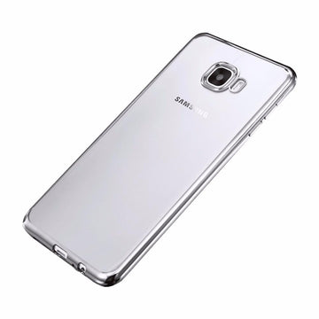 Housse silicone slim transparente et contour chromé argent pour samsung galaxy a5 2017 - Clicktofournisseur.com