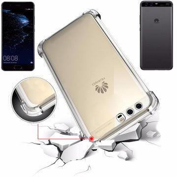 Housse silicone ultra slim transparente avec renfort pour huawei p10 - Clicktofournisseur.com