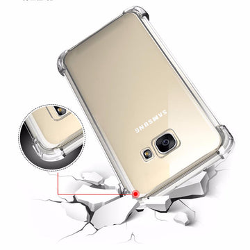 Housse silicone ultra slim transparente avec renfort pour samsung galaxy a5 2017 - Clicktofournisseur.com