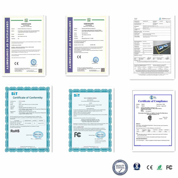 Hoverboard cool&fun bluetooth gyropode smart two wheels skateboard bleu 6.5 - Clicktofournisseur.com