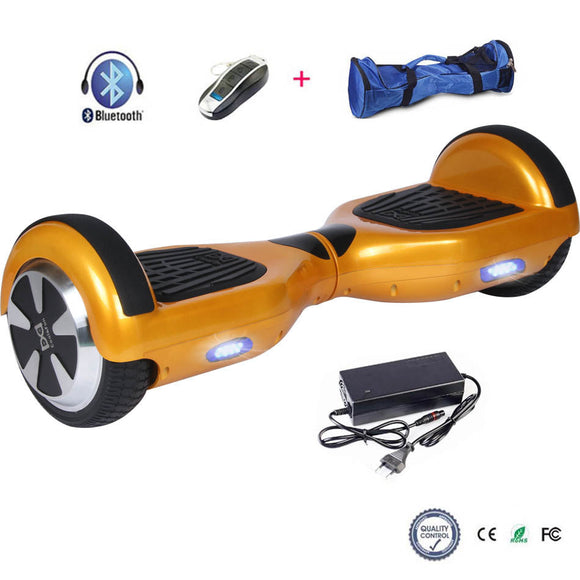 Hoverboard cool&fun bluetooth gyropode smart two wheels skateboard or 6.5 - Clicktofournisseur.com