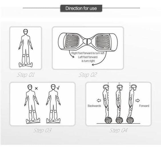 Hoverboard cool&fun bluetooth gyropode smart two wheels skateboard or 6.5 - Clicktofournisseur.com