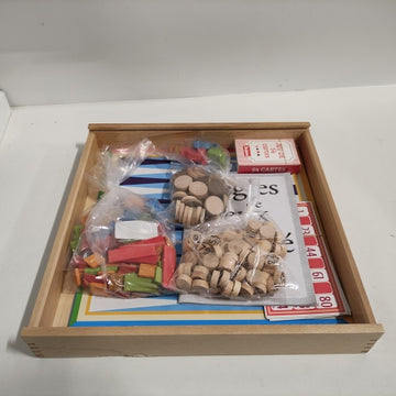 Ecost Customer Return Jeujura 8128 Game Set Party Traditional Wooden