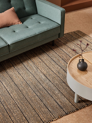 Tapis de salon et chambre en jute BANDY - 0
