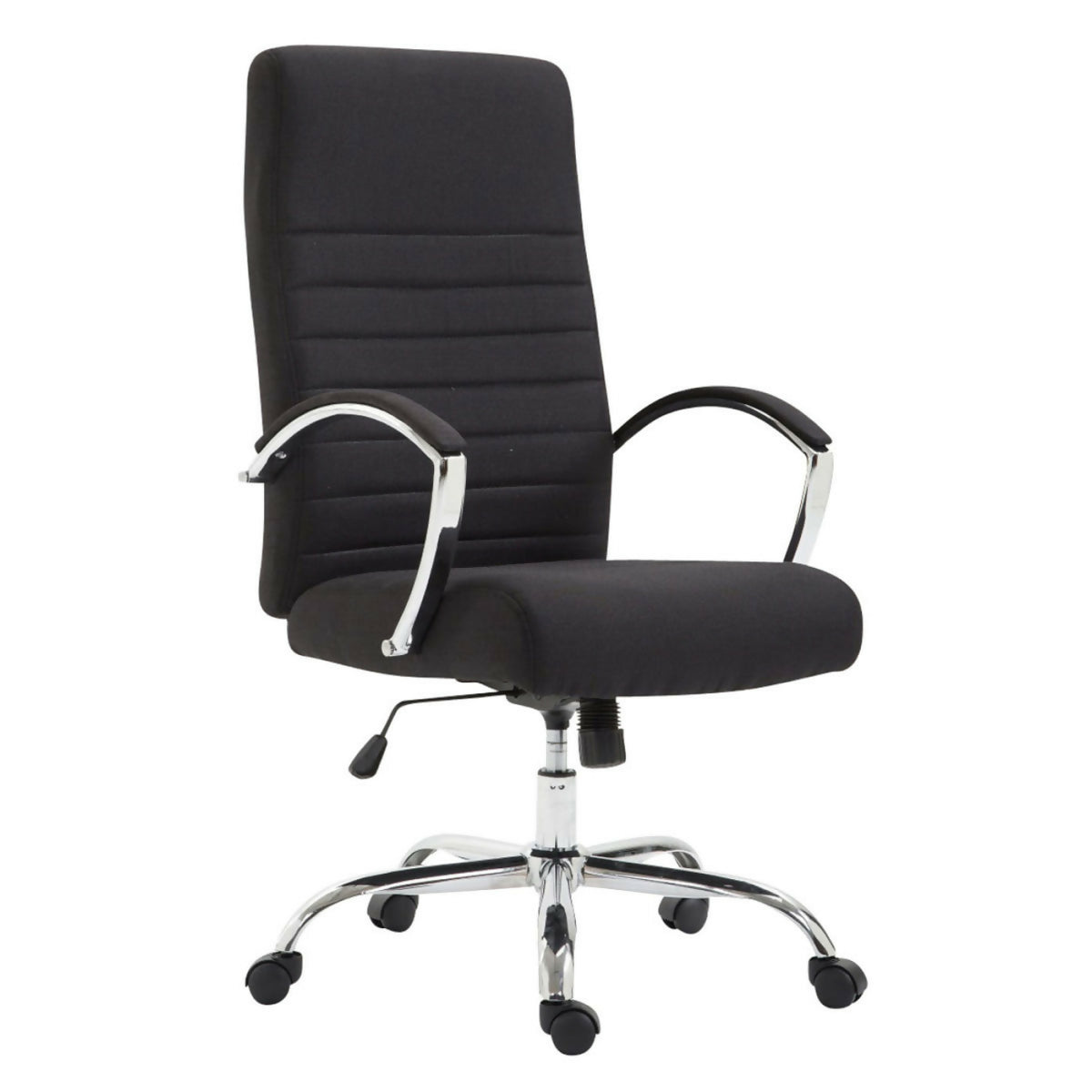 Valais office armchair - Black fabric