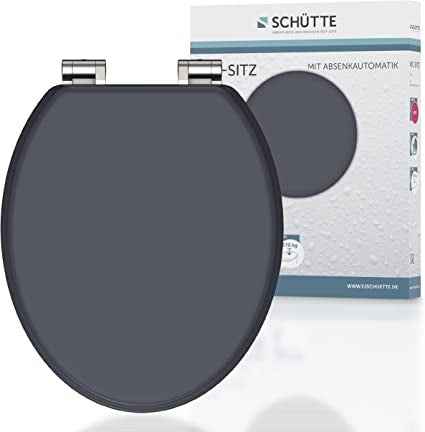 Retour client Ecost Siège de toilette SCHÜTTE Spirit 80101 avec mécanisme SoftClose