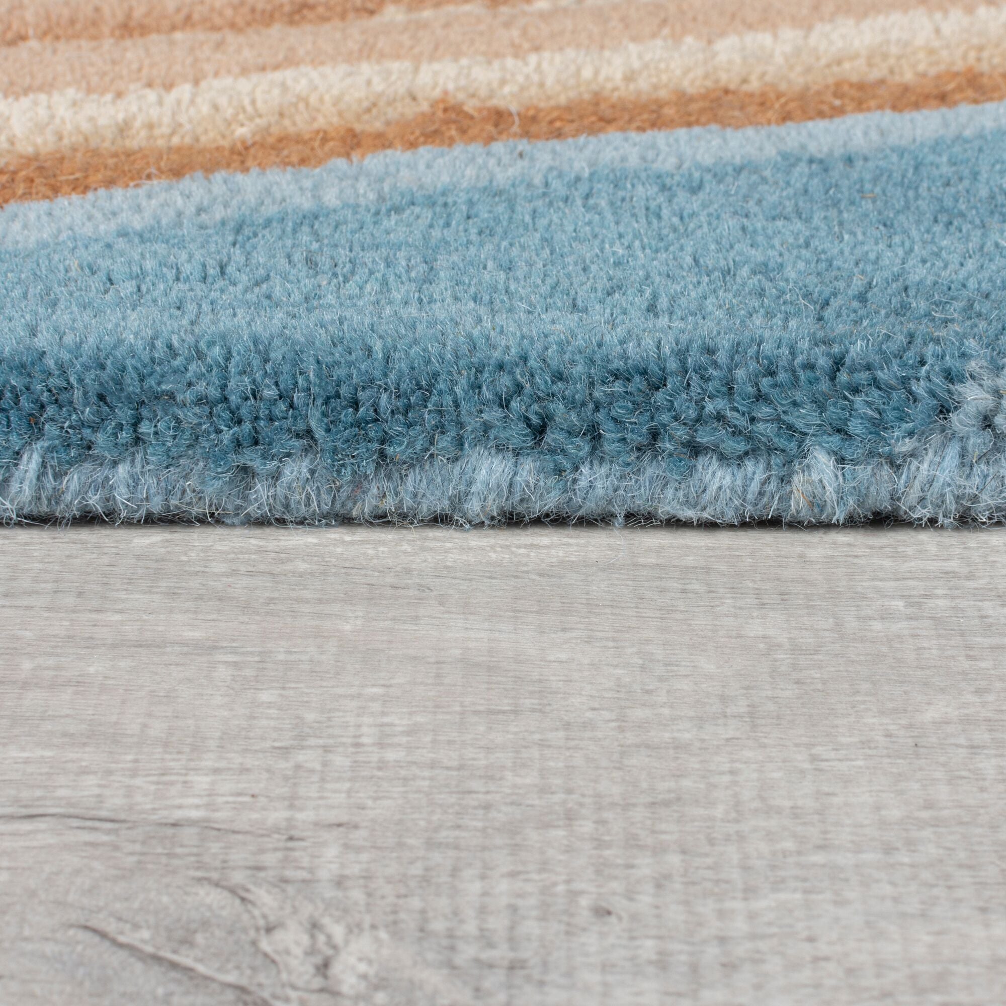 Tapis moderne en laine flo