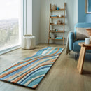 Tapis moderne en laine flo