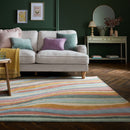 Tapis moderne en laine flo