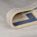 Tapis moderne en laine tufté main picto