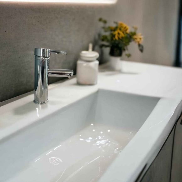 SET COMPLETO RUBINETTERIA LAVABO E BIDET