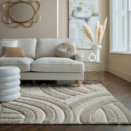 Tapis de salon épais moderne FUZZY
