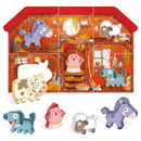 HEADU Montessori First puzzle the Farm