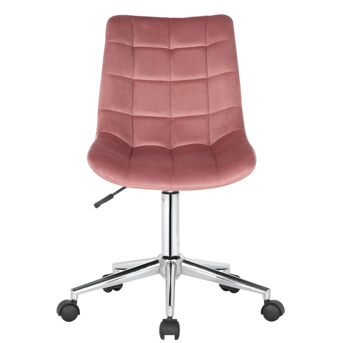 Chaise de bureau Medford - velours Rose