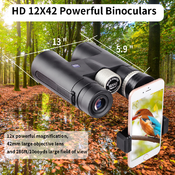 Jumelles Imaisen 12x42 avec lentille BAK4 FMC