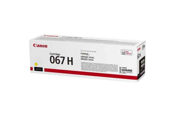 Canon CRG 067H (5103C002) Toner Cartridge, Yellow