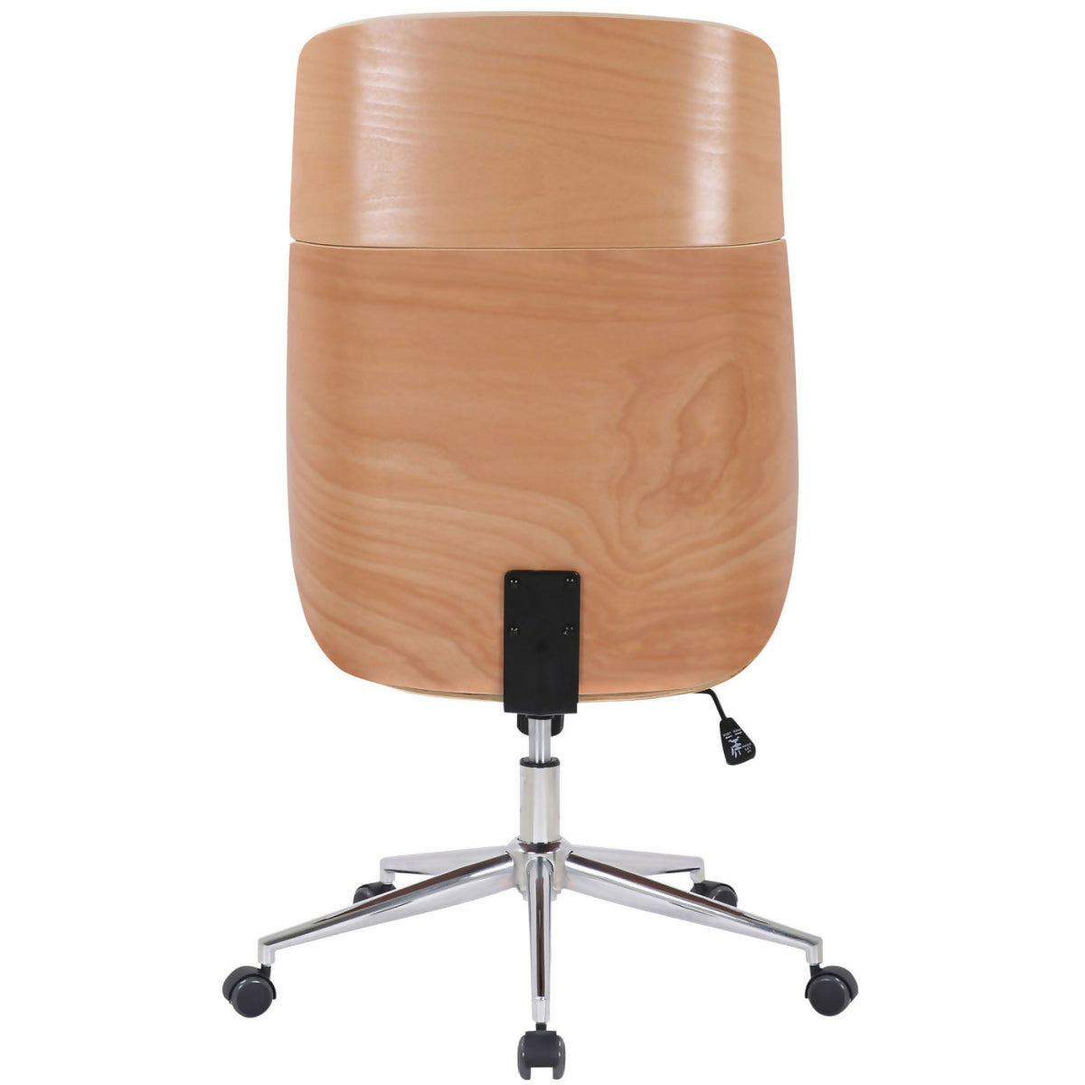 Fauteuil de bureau Varel - Bois naturel - marron