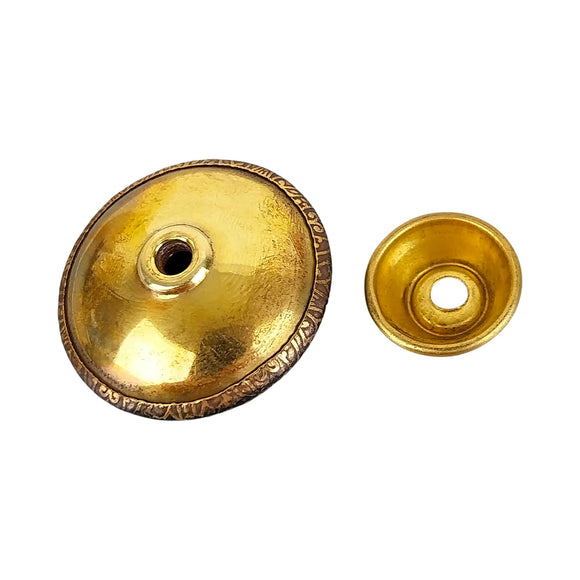 Bouton de meuble ALADIN, Finition métal doré