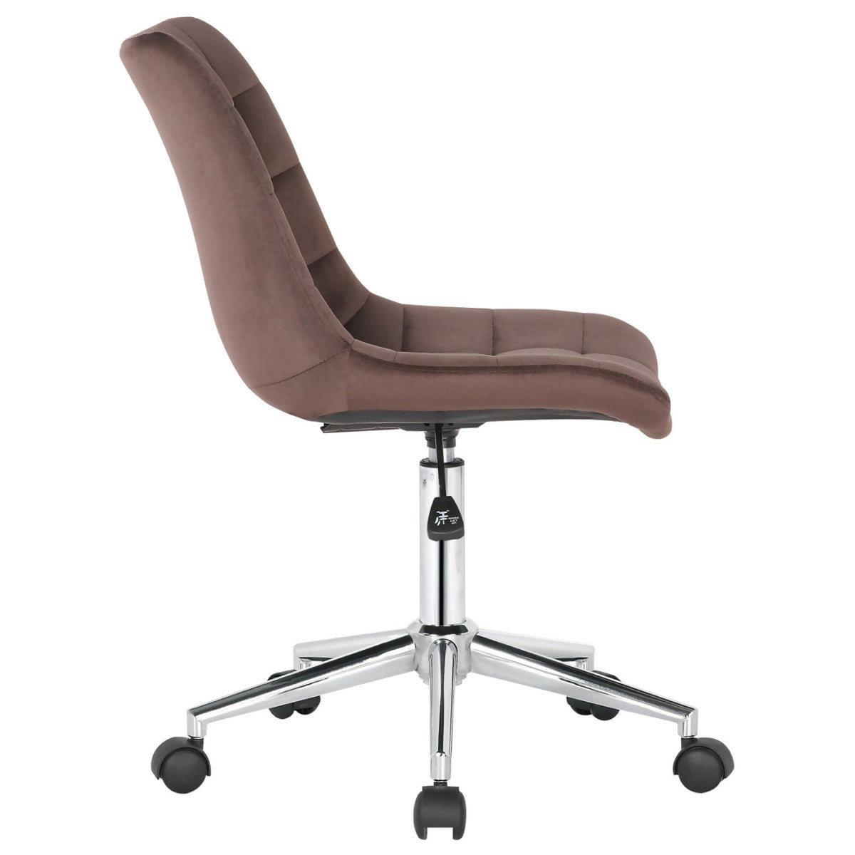 Chaise de bureau Medford - velours Marron